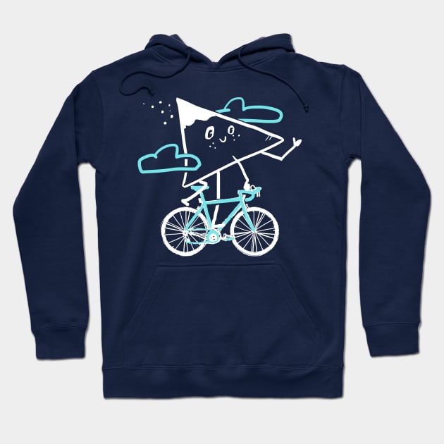 Mountain Biking Hoodie by Pixelmania